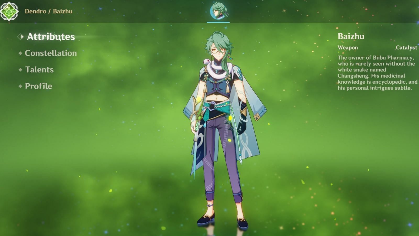 Baizhu (Image via HoYoverse)